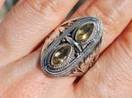 Vanoli 925 zilveren ring met citrien maat 19,25, Sieraden, Tassen en Uiterlijk, Ringen, Daiva1973@hotmail.com, Vanoli, 19 tot 20