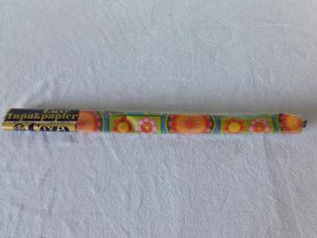 Vintage luxe inpakpapier van Coza met gekleurde bloemen, nie beschikbaar voor biedingen