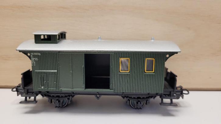 Märklin 4038 Bagagerijtuig Pwi van de K.W.St.E., Hobby en Vrije tijd, Modeltreinen | H0, Zo goed als nieuw, Wagon, Gelijkstroom