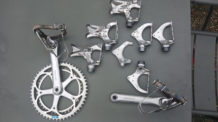 Dura Ace AX, Fietsen en Brommers, Fietsonderdelen, Gebruikt, Racefiets, Crankstel of Pedalen, Ophalen of Verzenden