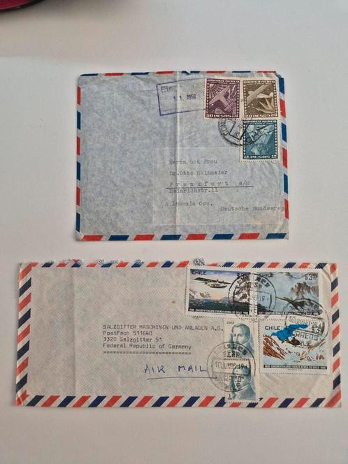 Leuke verzameling Chili Zuid-Amerika deel 2, Postzegels en Munten, Brieven en Enveloppen | Buitenland, Envelop, Ophalen of Verzenden