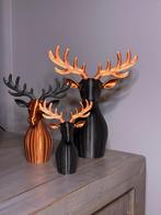 Set van 3 Reindeer Beelden - Decoratie, Diversen, Kerst, Ophalen of Verzenden, Nieuw
