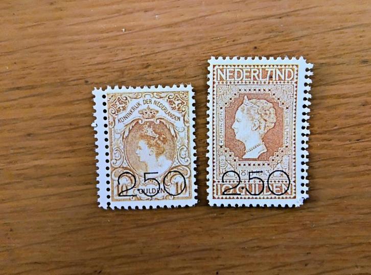 1920, NVPH 104 en 105 - FACSIMILE {C12}, Postzegels en Munten, Postzegels | Nederland, T/m 1940, Ophalen of Verzenden
