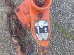 Rateltakel Nitchi 1 ton, Doe-het-zelf en Verbouw, Lieren en Takels, Ophalen of Verzenden, Gebruikt, Handmatig