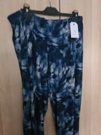 Leuke broek of legging design blauw 56_58 nieuw met kaartje, Kleding | Dames, Grote Maten, Ophalen of Verzenden, Nieuw, Blauw
