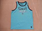 * 1x gedragen Twinlife aqua blauw singlet / hemd maat M *, Blauw, Ophalen of Verzenden, Zo goed als nieuw, Twinlife