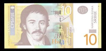 Bankbiljet - Servië 10 Dinara 2013 - UNC. beschikbaar voor biedingen