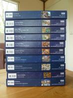 Bluebird puzzels 1000/1500 stukjes zee, Frankrijk, Kerst, Ophalen of Verzenden, 500 t/m 1500 stukjes, Zo goed als nieuw, Legpuzzel