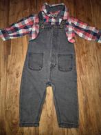 Tuinbroek met overhemd set - Maat 68, Kinderen en Baby's, Babykleding | Maat 68, Ophalen of Verzenden, Zo goed als nieuw, Jongetje of Meisje