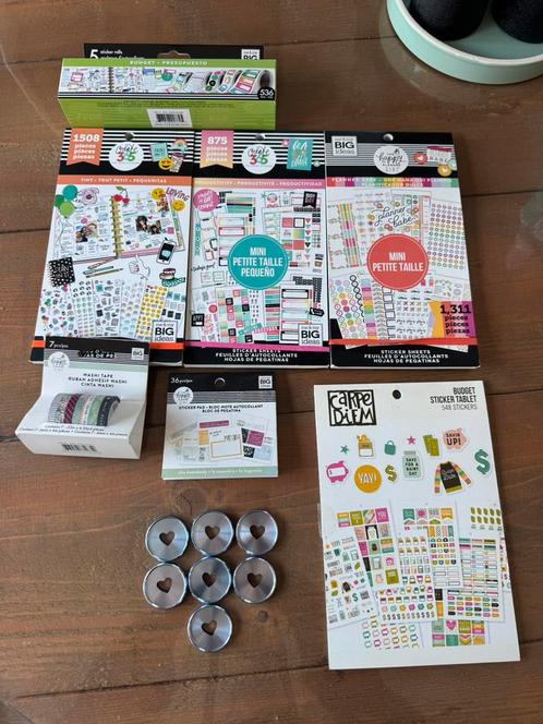 Happy planner spullen, Hobby en Vrije tijd, Scrapbooking, Zo goed als nieuw, Overige merken, Ophalen of Verzenden