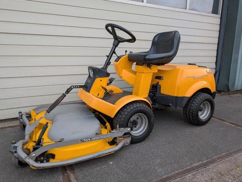 Nette Stiga park farmer diesel! nieuw maaidek!, Tuin en Terras, Zitmaaiers, Gebruikt, 90 tot 120 cm, Elektrische starter, Mulchfunctie