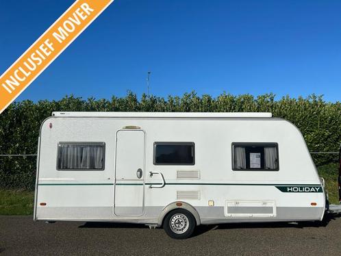 Eifelland Holiday 500 TL ENKELE BEDDEN MOVER 12995,, Caravans en Kamperen, Caravans, Bedrijf, tot en met 4, 1000 - 1250 kg, Rondzit