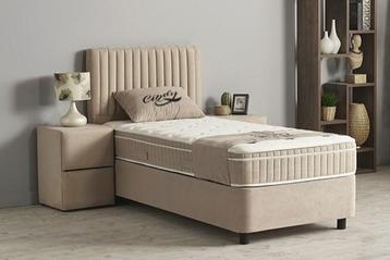 Cindy 1-persoons opbergbed - Beige