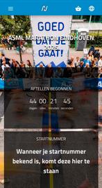 Startbewijs / ticket hele marathon Eindhoven, Eén persoon