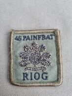 Borstpatch 45 Painfbat Regiment Infanterie Oranje Gelderland, Ophalen of Verzenden, Landmacht, Nederland, Embleem of Badge