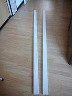 2 x kunststof goot, 2 meter, 60 x 40 mm, crème wit, Ophalen, Gebruikt