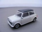 Mini Cooper 1300 Welly 52299 wit/zwart dak 10 cm zie ook mi, Verzenden, Zo goed als nieuw, Auto, Overige merken