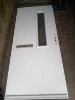 Houten voordeur, Doe-het-zelf en Verbouw, Deuren en Horren, Ophalen, Gebruikt, 80 tot 100 cm, Buitendeur