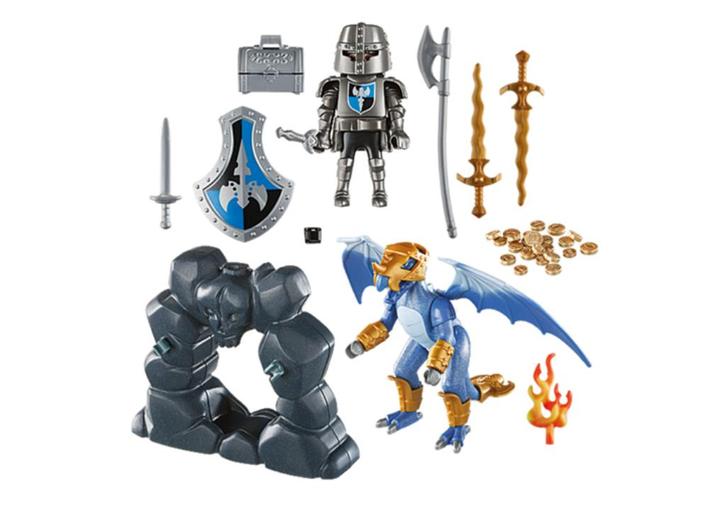Playmobil - Dragon Knights Carry Case (5657), Kinderen en Baby's, Speelgoed | Playmobil, Zo goed als nieuw, Complete set, Ophalen of Verzenden