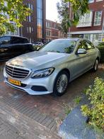 Mercedes-Benz C-Klasse C200 2.0 135KW Aut7 2016 Grijs, Auto's, Mercedes-Benz, 65 €/maand, 1800 kg, 4 cilinders, Leder en Stof