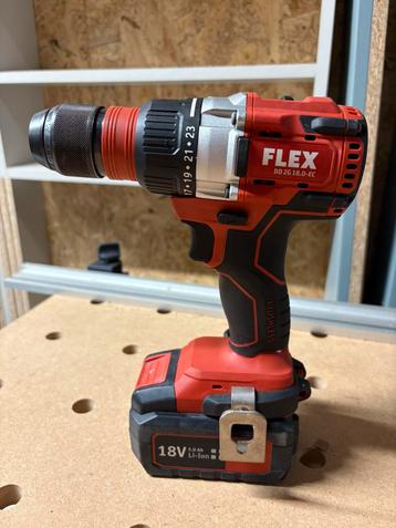 Boor-/schroefmachine met accu 18V Flex beschikbaar voor biedingen