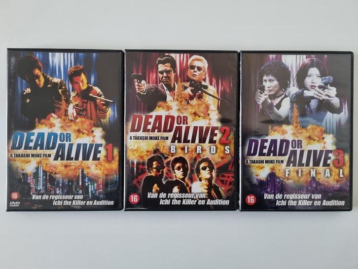 Dead or Alive 1, 2 en 3 - van Takashi Miike, Cd's en Dvd's, Dvd's | Actie, Ophalen of Verzenden