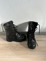 Leger kisten, Zwart, Lage of Enkellaarzen, Ophalen of Verzenden, Zo goed als nieuw