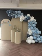 Backdrop setting  - Wand beige - Ribbel - Styling - Feest, Ophalen, Zo goed als nieuw, Verjaardag