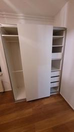 Ikea Pax/Hasvik kledingkast 150x66x201 wit, Overige materialen, Met deur(en), 200 cm of meer, 150 tot 200 cm