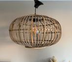 Rotan Hanglamp incl. Lamp, Huis en Inrichting, Lampen | Hanglampen, Ophalen, Zo goed als nieuw, Hout, Minder dan 50 cm