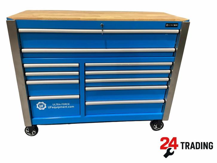 Ultra Force Equipment PRO 2025 gereedschapswagen (387-delig), Doe-het-zelf en Verbouw, Gereedschapskisten, Nieuw, Gevuld, Ophalen