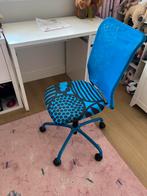Leuke blauwe bureaustoel!, Ophalen, Zo goed als nieuw, Blauw, Bureaustoel