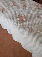 Sprei Vintage Gebloemd Deken beddengoed dekbed, Huis en Inrichting, Slaapkamer | Beddengoed, Gebruikt, Eenpersoons, Wit, Ophalen of Verzenden