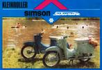 Folder SIMSON KR 51A Schwalbe 1959, Ophalen of Verzenden, Nieuw