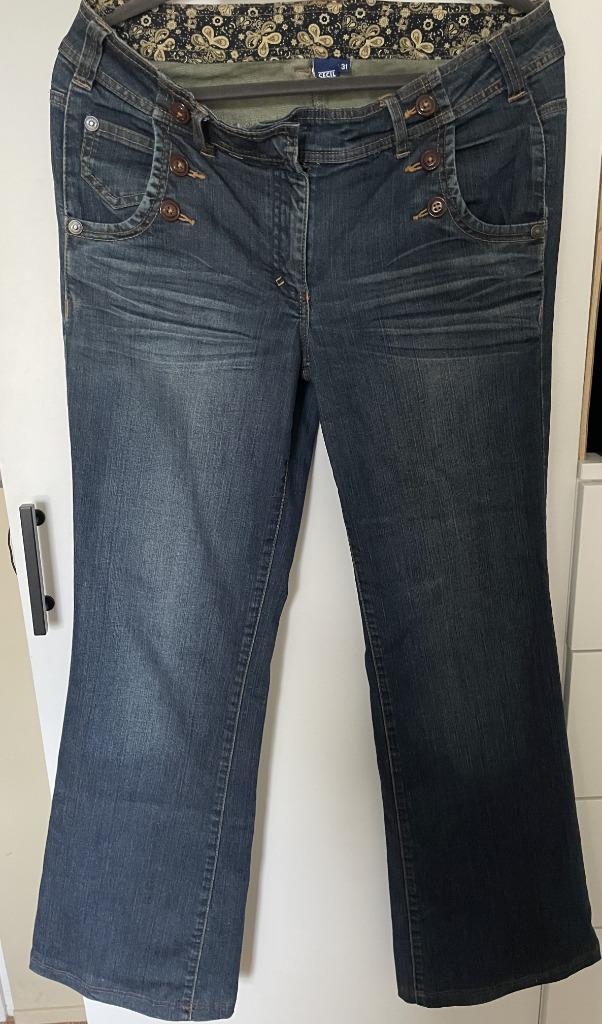 Cecil spijkerbroek, blauw, 32 inch., Kleding | Dames, Spijkerbroeken en Jeans, Zo goed als nieuw, W30 - W32 (confectie 38/40)
