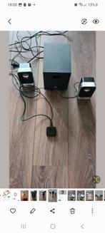 Logitech LS21 luidsprekers met subwoofer, Computers en Software, Pc speakers, Ophalen of Verzenden, Zo goed als nieuw