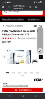 Play station5 en UHD flat screen 40 inch., Ophalen of Verzenden