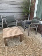 4 stuks Royal Botania teakhouten tuinstoelen, Tuin en Terras, Ophalen, Gebruikt, Teakhout, Stapelbaar