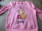 kerst trui zgan roze van Nielson maat 4 x XL met leuke print, Ophalen of Verzenden, Zo goed als nieuw