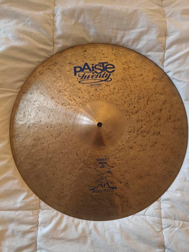 Paiste Masters Bluebird sweet ride 20" in zeer mooie staat, Muziek en Instrumenten, Drumstellen en Slagwerk, Gebruikt, Sonor, Ophalen of Verzenden