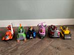 Paw Patrol, 6 voertuigen + figuren, Kinderen en Baby's, Speelgoed | Speelgoedvoertuigen, Gebruikt, Ophalen of Verzenden