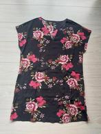 Luchtige zomerjurk zwart roze L/40, Kleding | Dames, Jurken, Nieuw, Maat 42/44 (L), Zwart, Geen merk