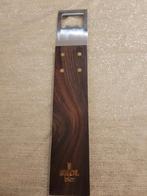 Skol Bier Houten Flesopener. walnoot!!, Ophalen of Verzenden