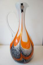 Retro Vintage Glazen siervaas 78cm, Antiek en Kunst, Antiek | Vazen, Ophalen of Verzenden