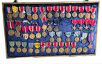 US WWII Single Campaign & Valor Medals, Ophalen of Verzenden, Landmacht, Amerika, Lintje, Medaille of Wings