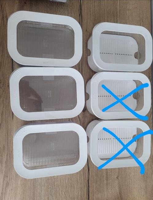 Mepal Bewaarbakjes - Set van 4 - Nieuw, Huis en Inrichting, Keuken | Keukenbenodigdheden, Nieuw, Ophalen of Verzenden