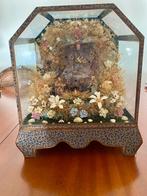 Glazen kerststal, Ophalen