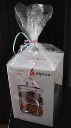 Cadeau Tip " Twee  GLAZEN  Opbergpotten " NIEUW!, Huis en Inrichting, Keuken | Potten en Pannen, Ophalen of Verzenden, Nieuw, Glas