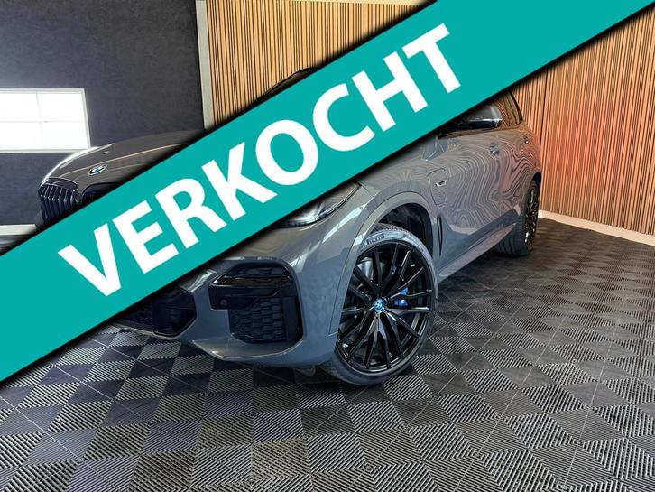 BMW X5 XDrive45e High Exe Pano M Dravitgrau Camera Leer, Auto's, BMW, Bedrijf, Te koop, X5, 360° camera, 4x4, ABS, Achteruitrijcamera