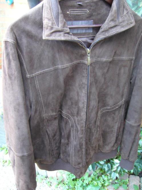 jack jas Human Nature suede donkerbruin maat S Heren L dames, Kleding | Heren, Jassen | Zomer, Zo goed als nieuw, Maat 46 (S) of kleiner